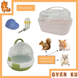 Mountain Village Rice Girl Hamster Cage Hamster Carrier Portable Travel Cage Hamster  Outdoor Cage With Water Bottle For Hamster Dog Kennel Water Bottle - Lazada