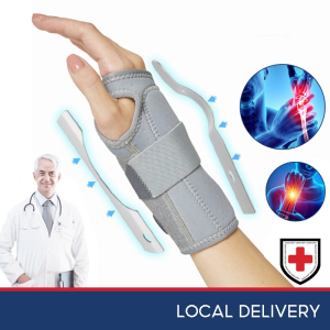 Serenity Health Boutique Doctor advice Wrist Splint Night Support Hand Wrist Brace for Carpal Tunnel Syndrome Arthritis Tendonitis Sprains Pain Relief Metal Wrist Stabilizer for Cushioned to Help With Carpal Tunnel and Relieve and Treat Wrist Pain