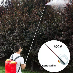 Metal Mart 4.2m 4.9m Batang Pam Racun Retractable Lance Spraying Rod Pesticide Spray Battery Sprayer Pump