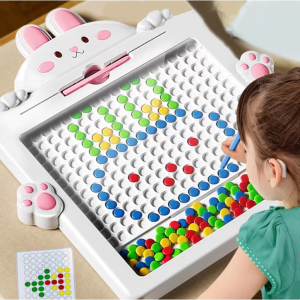 RadiantRealm Kids Magnetic Drawing Board Words Learning Toys Magpad Dots Educantional Toy Doodle Board with Magnetic Pen