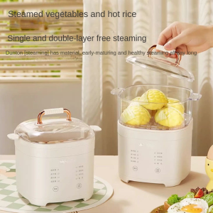 lunn ♒【Malay inventory】with steamer basket  Egg Boiler 230V  Malaysia plug Reservation Multi-Function Soft Boiled Egg Egg Boiler Malaysia plug  Automatic Egg Boiler Household Small Egg Steamer✿