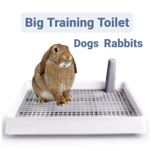 Mountain Village Rice Girl Pet Toilet Big Tray Pet Litter Training Toilet Dog Toilet Dog Potty Training Tray Rabbit Big Toilet