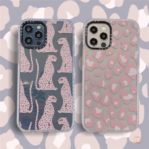 Dimhi mates ✳Ready StockGraffiti Pink Leopard Phone Case iPhone 7 8 Plus X Xs XR 11 12 Pro Max Shockproof Transparent Soft TPU☀
