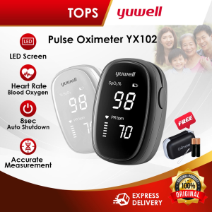 My Nature Shop  Xiaomi Yuwell YX102 Fingertip Pulse Oximeter Monitor Finger Spo2 Blood Oxygen Meter Oksimeter Oxymeter