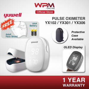 My Nature Shop Yuwell YX102  YX301 YX306 Fingertip Spo2 Pulse Oximeter Digital LED Health Oxygen Monitor High Accuracy Cek Oxigen Oks