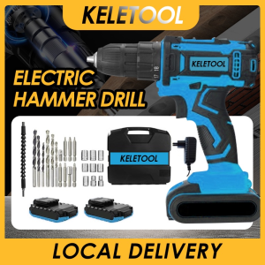 Metal Mart 588V Cordless Electric Impact Drill 3 In 1 13mm Hand Hammer Drill Screwdriver for household hardware tools