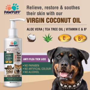 Mountain Village Rice Girl ❣Dog shampoo virgin coconut oil 500ML♝