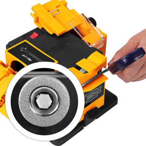 lunn ❋Multifunction Knife Sharpener Emery Material Electric Sturdy Drill Sharpening Kitchen Grinding Wheel Tools♖