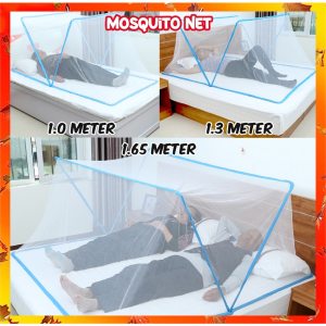 RestfulNights Store GGB 3 Sizes Adult Foldable Mosquito Net Kelambu Dewasa Kelambu Single Queen King Mosquito Net Bed Kelambu Khemah 蚊帐
