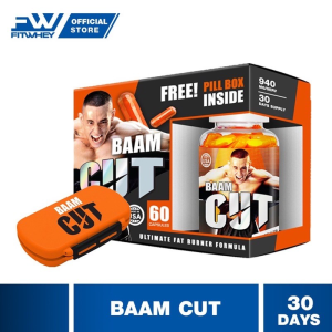 Pure Wellness Outlet BAAM CUT FAT BURNER FREE PILL BOX 60 CAPSULES (No Caffeine No dizzyNo Insomnia30 days supply)