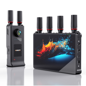 400m Wireless Transmission HDMI Extender Video Transmitter and Receiver with Screen Battery Slots