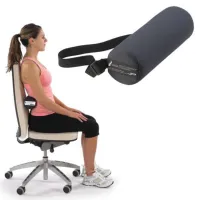 Ergonomically Designed High-Density PU FoamSoft Cushiony Feel and Plush Orthopaedic Neck and Back Support Round Cervical Pillow for Women and Men Universal Size