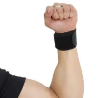 Black Color Wrist Guard For Workout - 2 Pcs Set - Gym Gloves For Enhanced Wrist Support