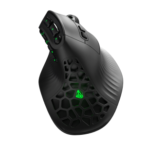 SOLAKAKA E9 Pro MMO Vertical Mouse PAW3395 Sensor 1000mAh Battery 45° Vertical Grip Ergonomic Mouse