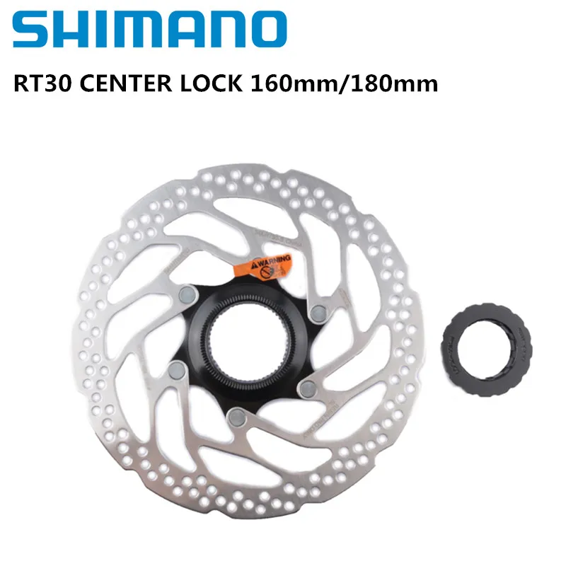 Shimano Center Lock Disc Brake Rotor Bikes Parts SM RT10 RT30 RT54 RT64  EM600 160mm 180mm Rotor For MTB Mountain Bikes Disc Brake XT SLX DEORE  Bicycle