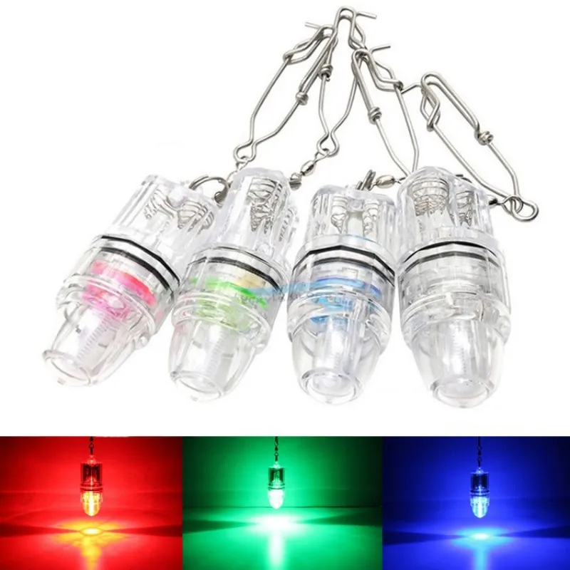 Ranpo Deep Drop Under Water Lamp Fish Lure Light Green Red Colorful Color  Flash Light Fishing Lamp Underwater Fishing Tool Fish Light