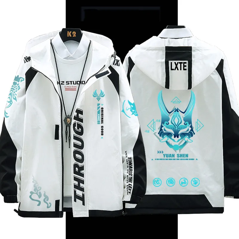 Dalicoter Genshin Impact Sweat à Capuche Xiao Cosplay Adulte