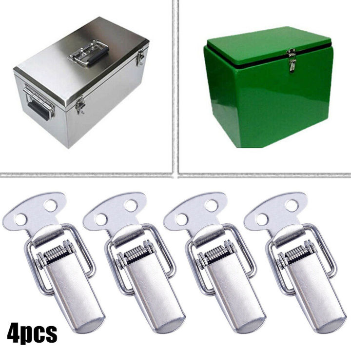 4PCS Toggle Latches Spring Loaded Clamp Clip Case Box Latch Catch
