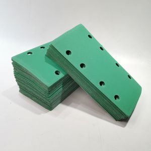 Rectangular Dry Sanding Paper Green 8-Hole Flocking Putty Automobile Woodworking 95 / 180mm FESTO Polishing
