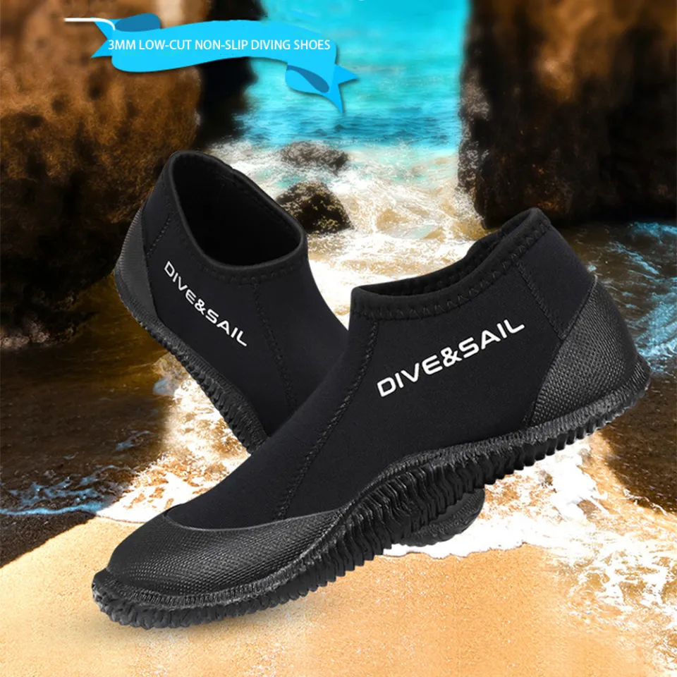 DIVE&SAIL 3MM Neoprene Mens and Womens Scuba Diving Boots Water