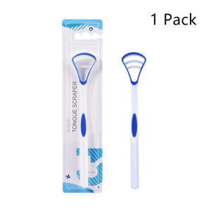Y-Kelin Sales Silicone Tongue Scraper Brush Cleaning  Food Grade Single Oral Care To Keep Fresh Breath 3Color Pack No.12026