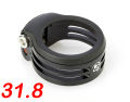 Fouriers Lockable Seatpost Clamp Mountain Bike Seat Post Clamp Road Seat Clip 27.2mm 30.9mm 31.6mm Waterproof Dustproof. 