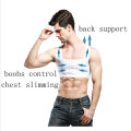 HKS Male control chest Bra Gynecomastia Chest Shaper Vest tops Sexy Men Posture Corrector Compression Shirt Corset. 