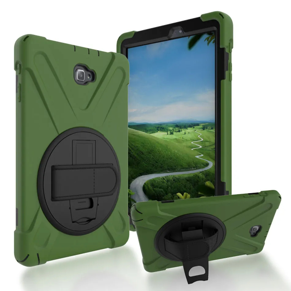 Case For Samsung Galaxy Tab A A6 2016 with S Pen SM-P585Y SM-P585 P580  Cover Kids Safe Shockproof Heavy Duty Silicone Hard Hand Holder