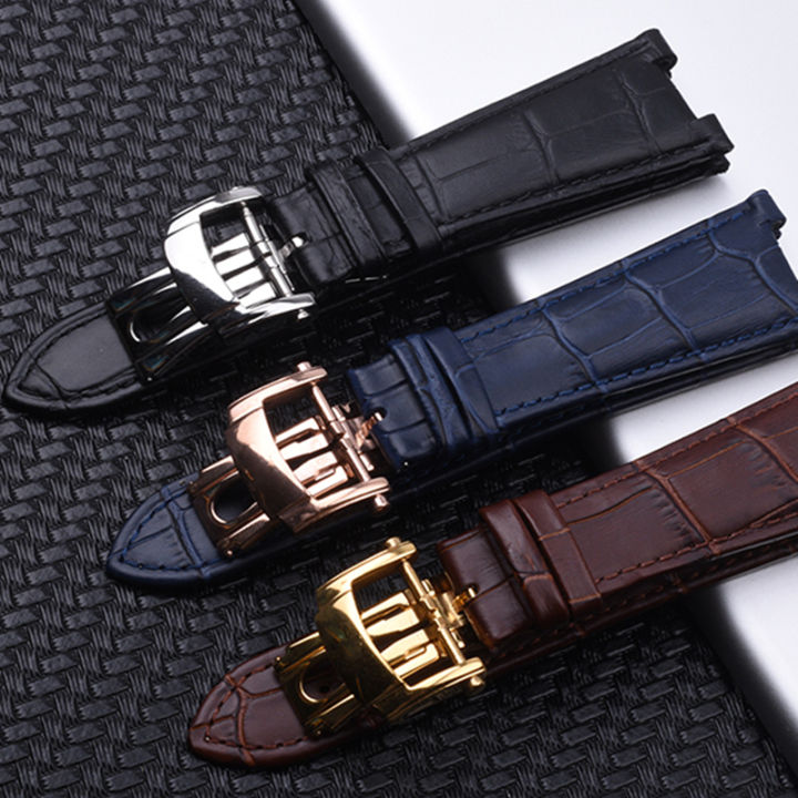 25mm Genuine Leather watch strap for Patek PP 5711 5712G