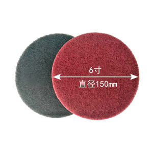 6 Inch Round Industrial Cleaning Cloth Flocking Self-adhesive Cleaning Vegetable Cloth Stainless Steel Metal Polishing Wire Draw