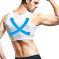 HKS Male control chest Bra Gynecomastia Chest Shaper Vest tops Sexy Men Posture Corrector Compression Shirt Corset. 