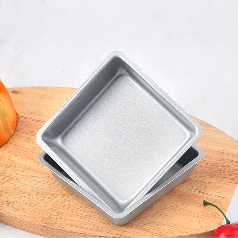 Inch Square Mini Cake Mold Non-Stick Bread Pizza Baking Tray