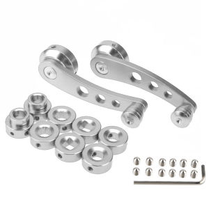 1Set Universal Car Window Handle Winder Riser Replacement Winder Crank Riser Window Handles Aluminum Alloy
