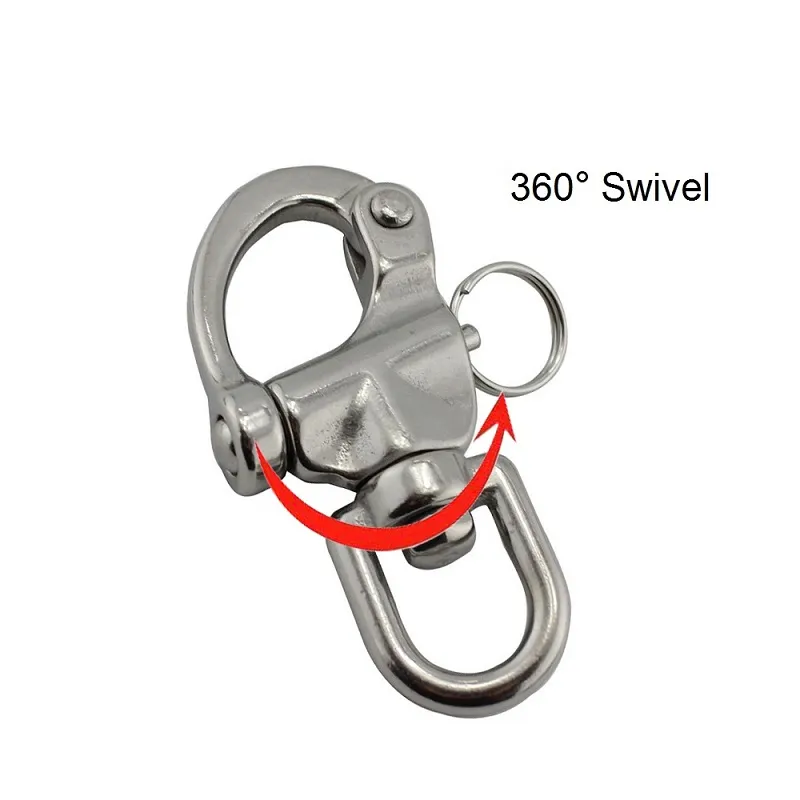 Factory Direct High Quality China Wholesale Heavy Duty 316 Stainless Steel  Swivel Shackle Bolt Snap Hook For Outdoor Camping Fishing Sports $5.9 from  Chongqing Honghao Technology Co.,Ltd