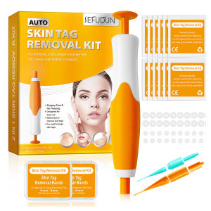 2-IN-1 Auto Skin Tag Removal Kit For Small Skin Tags 1-4mm With Cleansing Swabs Home Use Face Skin Care Tool2026