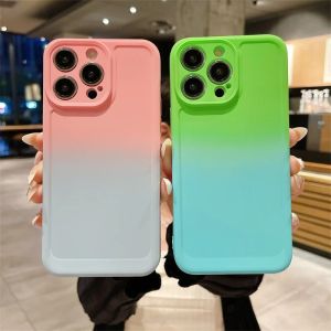 For Xiaomi Redmi Note 10 9 8 Pro 10S 9S 8T Gradient Pattern Phone Case Shockproof Soft Silicone Cover