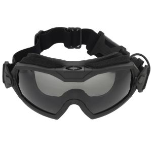 Tactical Anti-fog Goggles with Micro Fan Scratch-resistant Airsoft Paintball Goggles for Outdoor Sports Huting Ski Motocross