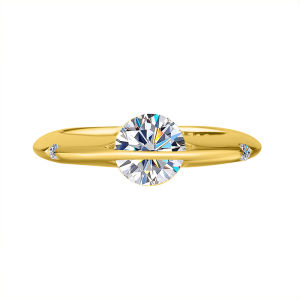 BXINY 1CT Moissanite Rings 925 Sterling Silver Rotatable Solitaire Diamond For Women Gifts Wedding Band Fine Jewelry Certificate