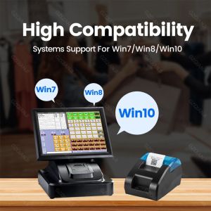 Receipt Printer (Bluetooth/USB/Cash Box) 58MM Printer POS Desktop Printer With FREE Receipt Paper