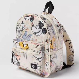 ZEEMIN Halloween Christmas Disney Mickey Backpack Cute Cartoon Anime Shoulder Bag Donald Duck Knapsack Kawaii Lovers Traveling Bag Gifts for Friends