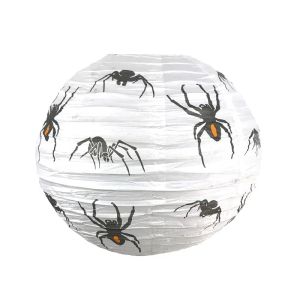 Halloween Paper Lanterns Pumpkin Spider Bat Skeleton Lanterns for Halloween Party Decorations Indoor Outdoor Party Supplies