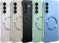 Ultra Thin Matte Metal PC Hard Frameless Magnetic Case For Samsung S26 S25 Edge S24 S23 S22 Ultra Plus FE A57 A37 A17 A56 Cover. 