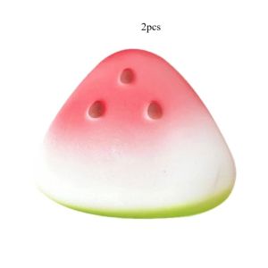 Anti-stress Squishy Watermelon Decompression Toy Soft Ice Skin Slow Rebound Decompression Squishy Stress Reliever  Squeeze Toy