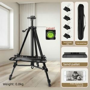 Touch mark | Foldable Extendable Portable Drawing Easel for Beginners Students Children