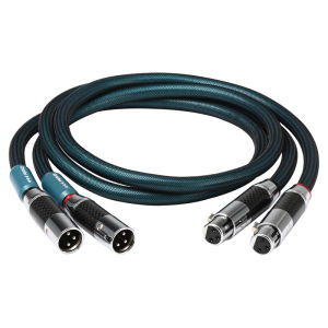 HiFi XLR Audio Cable Hi-end 8N OCC Silver-plated 2XLR Male to 2XLR Female Balanced Adapter Wire for Microphone Amplifier