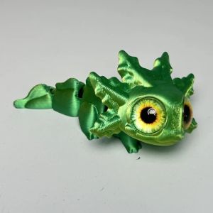 3D Printing Salamander Action Figures Multi-joint Movable Simulation Eyes for Home Accessories Kids Gift Living Room Decoration