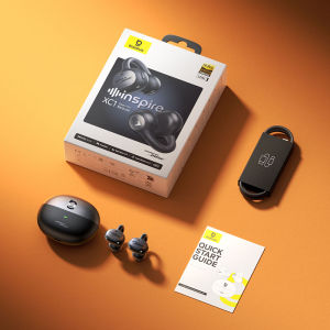 Baseus Inspire XC1 Ear Clip Wireless Earbuds Bluetooth 6.1 Hi-Res Open Earphones earrings 4-Mics Clip on ear buds Sound by Bose