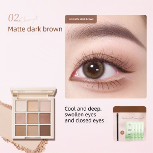 RUYI | 2025 New Daily Makeup Natural Wood Eye Shadow Palette