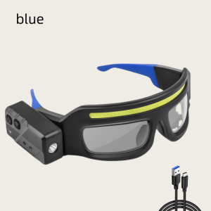 New XTE multifunctional glasses light with Type-C charging warning headlamp compact and portable touch-sensitive headlamp