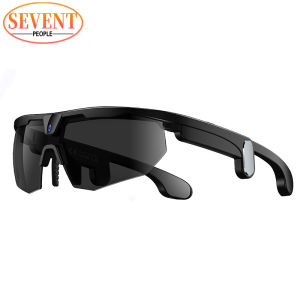 AI Sports Smart Glasses With Camera 2026 Outdoor Cycling Headphones Touch Control Windproof Bluetooth Translation Sunglasses